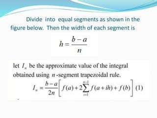 Image result for Multiple Segment Trapezoidal Rule