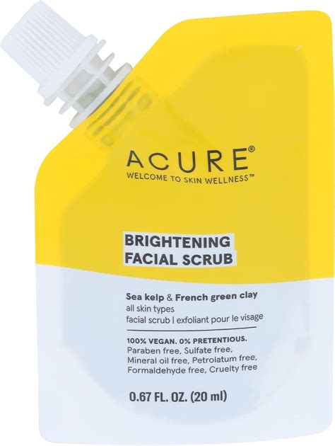 ACURE Brightening Facial Scrub 20ml – BigaMart