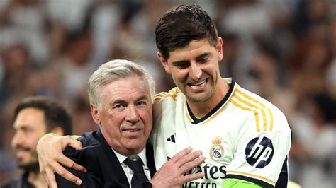 Courtois explains what makes Ancelotti special