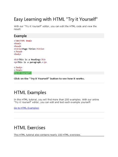 HTML Essay Tutorial 的图像结果