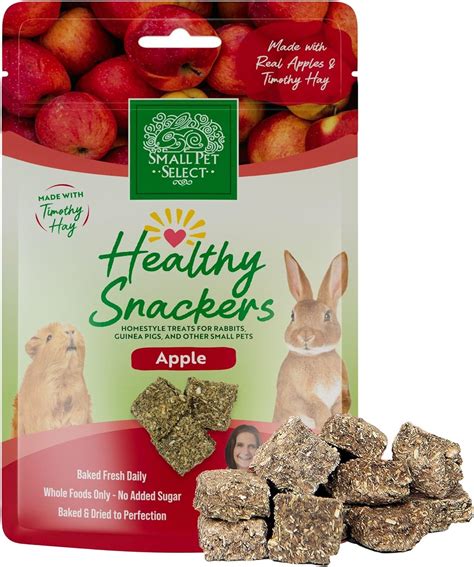 Amazon.com : Small Pet Select Healthy Snackers - Apple, 4 oz : Pet Supplies
