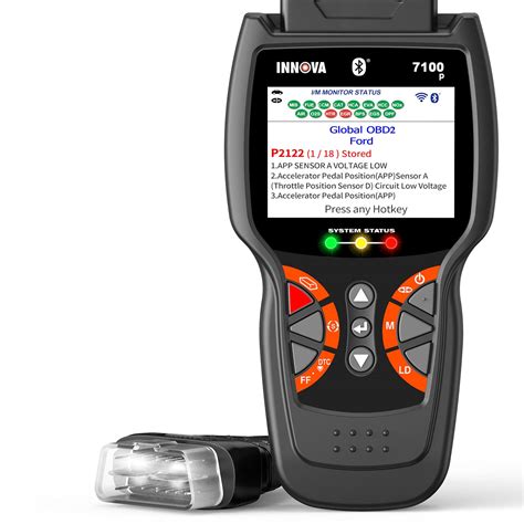 INNOVA 7100P SRS ABS Engine Live Data Enhanced Scan Tool Battery ...