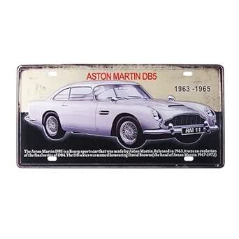 Eazywagon Aston Martin DB5 Multipurpose Metal Signs - License Wall ...