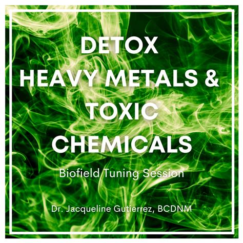 Detox Heavy Metals & Toxic Chemicals Biofield Tuning Session - The Wellness Trinity Store