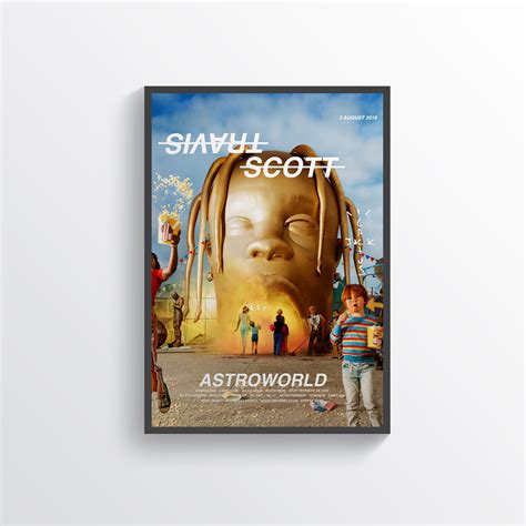 Travis Scott Poster - High-Quality Wall Art Prints | 24Posters – 24posters