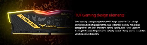 Amazon.in: Buy TEAMGROUP T-Force Delta TUF Gaming Alliance RGB DDR4 ...