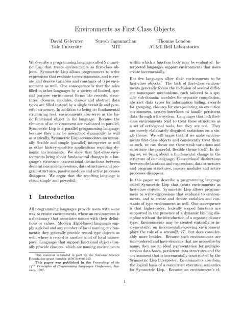 Image result for First Class Objects