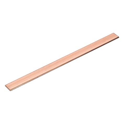 uxcell Copper Flat Bar, 0.12" Thickness x 0.59" Width x 7.87" Length ...