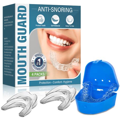 Mouth Guard for Grinding Teeth at Night,Mouth Guard for Clenching Teeth at Night, Reusable Mouth ...
