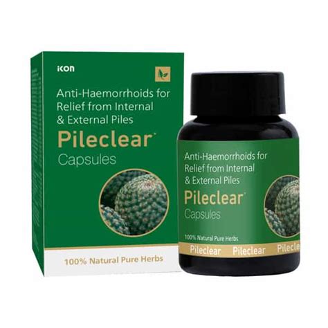 Buy PILECLEAR CAPSULES 30 CAPS | AYURVEDIC PILES CARE CAPSULES | PACK ...