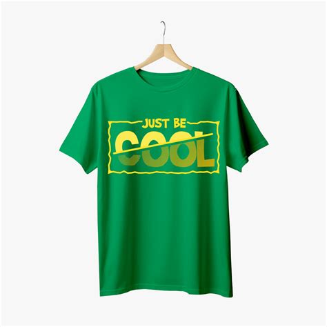 Buy Just be Cool | Polycotton Round Neck Graphic T-Shirt for Men – noo ...