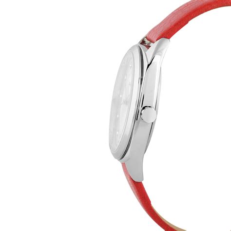 Daniel Klein Premium Women Silver - Sunray/Emboss Dial With Stone Watc