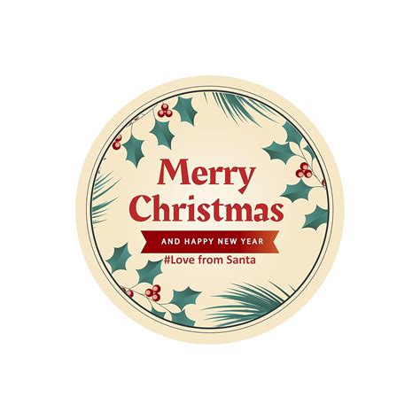 Anne Print Solutions® Pack of 48 Pcs Merry Christmas Stickers for Gift ...