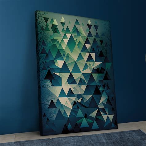 Multishape Abstract Canvas Wall Art | Abstract Canvas Wall Art Painting ...