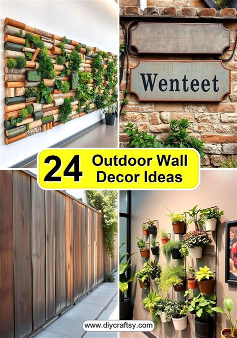 24 Inspiring Outdoor Wall Decor Ideas to Elevate Your Exterior