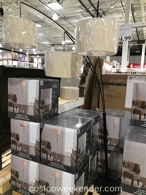 Adesso 3 Arm Arc Floor Lamp | Costco Weekender