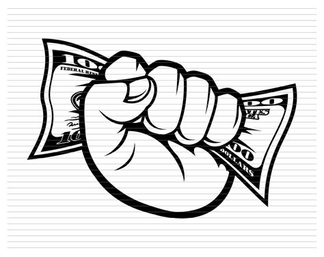 HAND HOLDING MONEY, Hand With Money Svg, Money Svg, Money Clipart, Cash ...