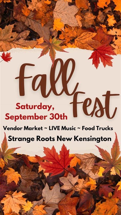 Fall Fest - Strange Roots New Kensington, Strange Roots New Kensington ...