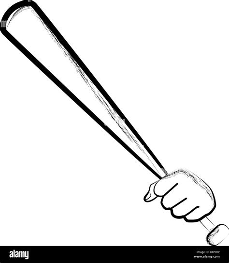 How To Draw A Bat Baseball