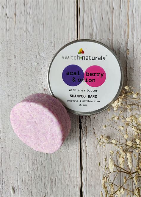Get Shampoo Bar - Acai Berry & Onion Extract with Shea Butter at ₹ 379 ...