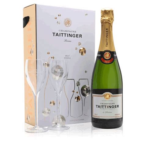 Champagne Taittinger Brut Réserve Gift Box | Greece and Grapes
