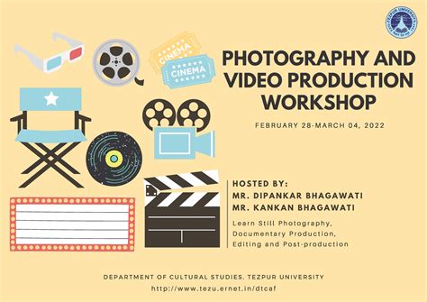 Workshop on Photography and Video Production | Department of Cultutal ...