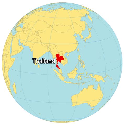 Map of Thailand - Cities and Roads - GIS Geography