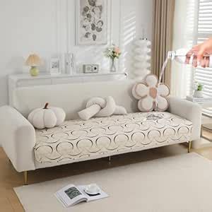 HOKIPO Digitally Printed Water Repellent + Waterproof Sofa Seat Mat for ...