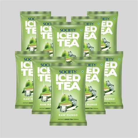 Buy Iced Raw Mango Green Tea – Pack of 10 | Society Tea