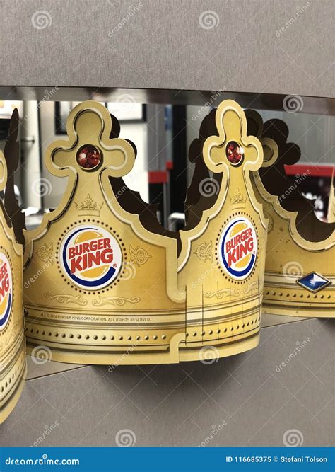 Burger King Crown editorial image. Image of burgerking - 116685375