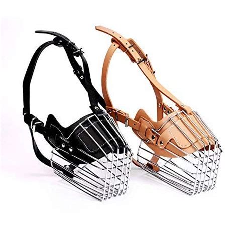 ATIF® Dog Mouth Cover Muzzle Pet Products Dog Cum Basket Cage Safety ...