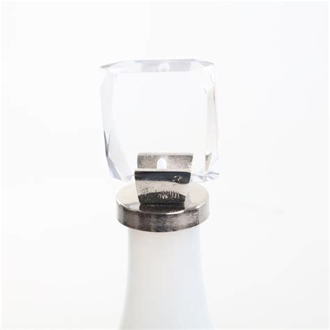 Buy Splendid Santorini Glass Decorative Decanter with Acrylic Stopper ...