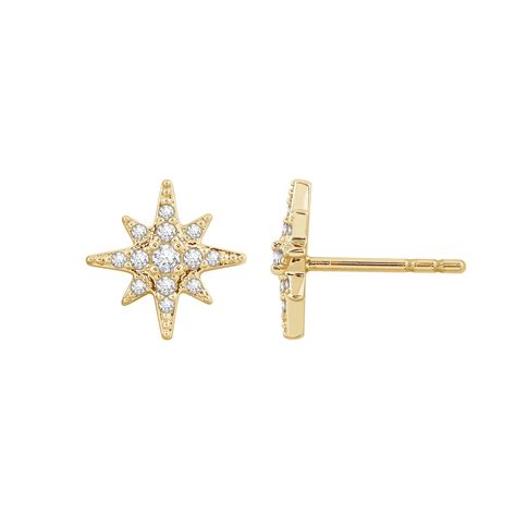 Sterling Silver Starburst Stud Earrings – Kiera NY Jewelry