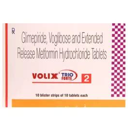 Volix Trio Forte 2 Tablet | Uses, Side Effects, Price | Apollo Pharmacy