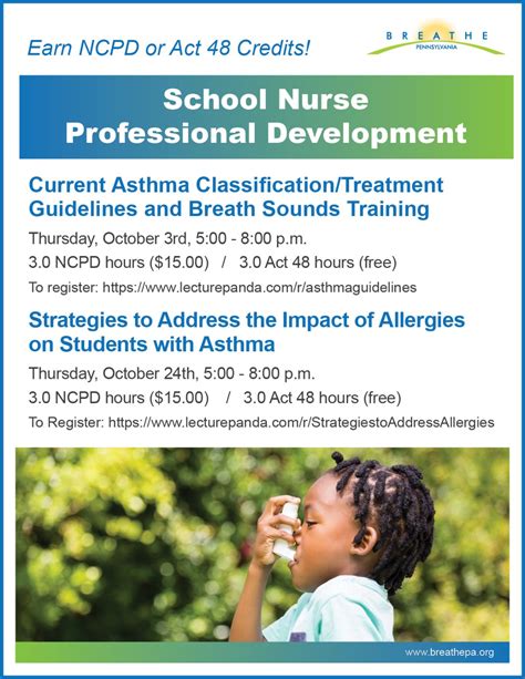 Calling all school nurses! We have two upcoming asthma-focused virtual ...