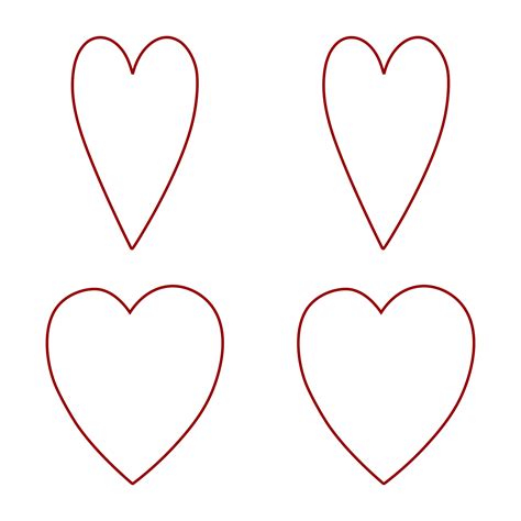 Printable Heart Shape Pattern 的图像结果
