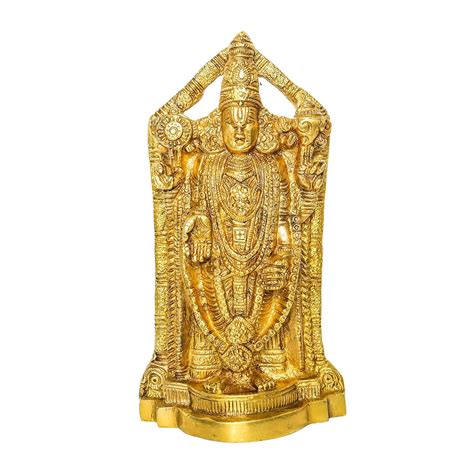 Buy P.J.Handicrafts™ Brass Tirupati Balaji Idol for Home Decor | Sri ...