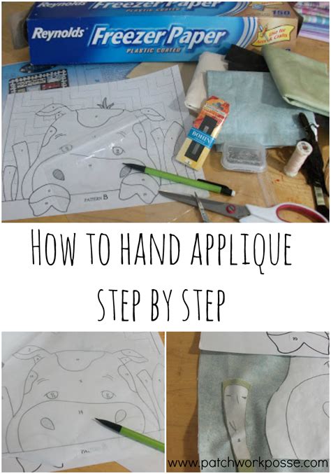 Hand Applique Tutorial 的图像结果