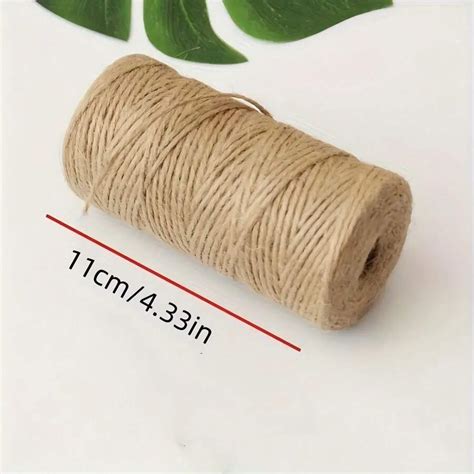 50m Natural Jute Rope - Suitable For Gardening, Macrame DIY Crafts, Art ...