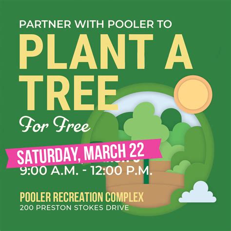 City Event | Partner with Pooler to Plant a Tree for Free - March 22 ...