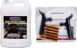 INDOPOWER TOP69-DASHBOARD SHINER 5ltr+ Tubelass smart Panchar Kit. Car ...