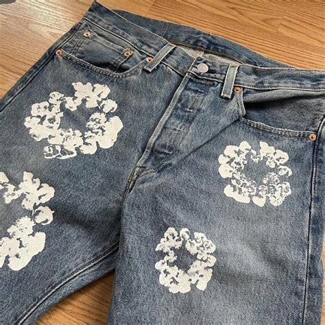 Denim tears jeans have sizes Size 34x32 Size... - Depop