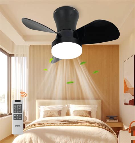 Small Ceiling Fans with Lights - 22" Modern Ceiling Fan Light with ...