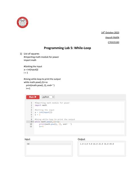 Week 5 Python Crash Course Lab Solution 的图像结果