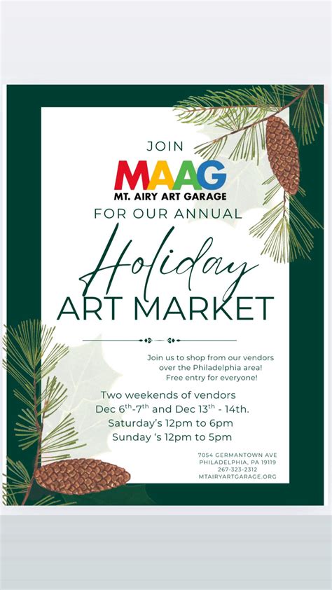 Dec 14 | Holiday Art Market | Chestnut Hill, PA Patch