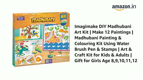 Watch Imagimake DIY Madhubani Art Kit | Make 12 Paintings | Madhubani ...
