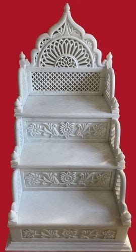 Marble Masjid Mimber - White Marble Masjid Mimbar from Jaipur