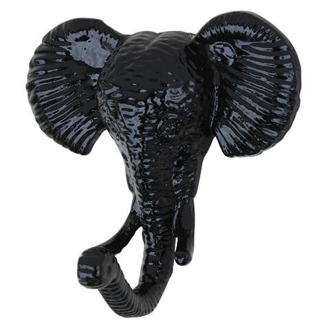 IndianShelf Handmade Elephant Hooks Hangers Wall Mount Holders Hanging ...