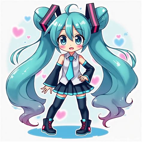 Miku in Rule 34 Style | Stable Diffusion Online