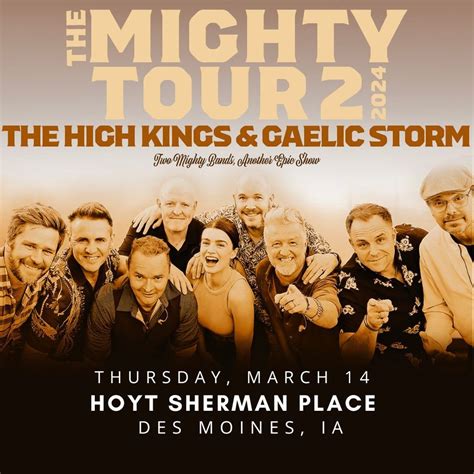 The Mighty Tour II at Hoyt Sherman Place, Hoyt Sherman Place, Des ...